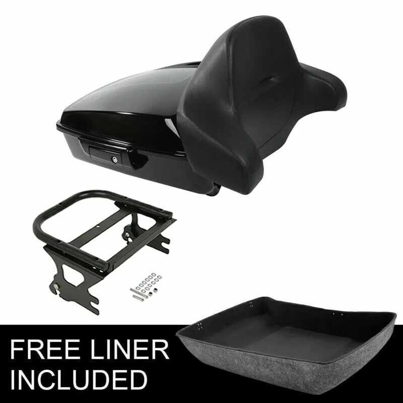 

10,7 дюймов рубленый пакет багажник два вверх стойка подходит для Harley Tour Pak Touring 97-08