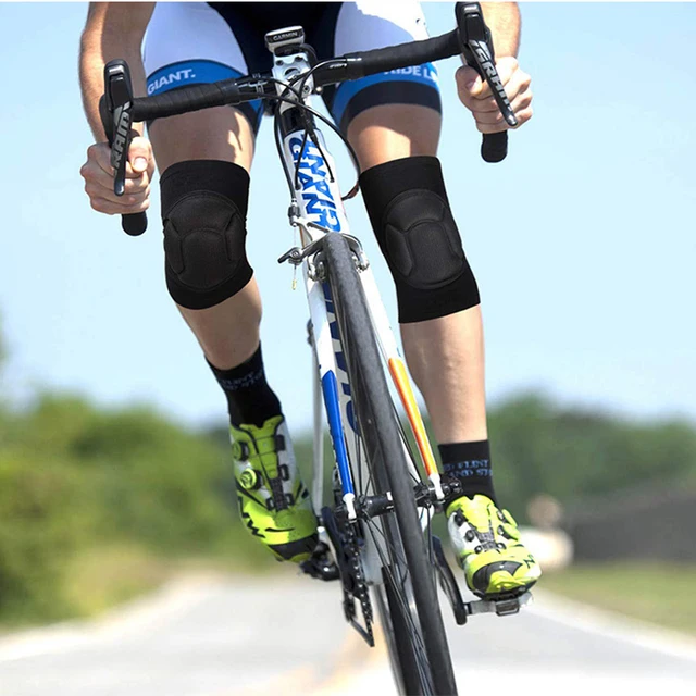 1PC Thickened protection Sports Kneepad Men Elastic Knee Pads Support Fitness Gear Basketball Brace Protector Male NonSlip Pads 3
