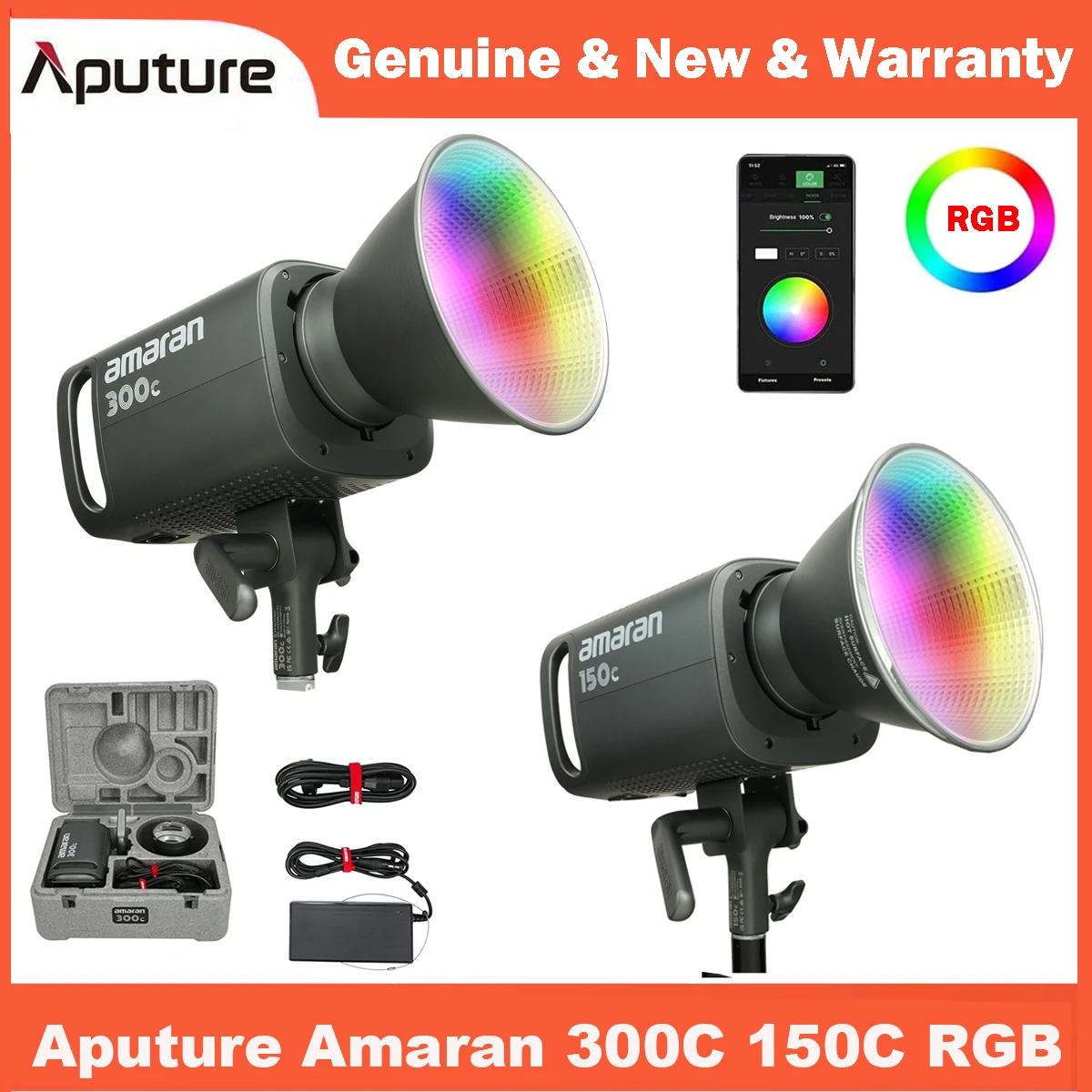 Aputure Amaran 300c 150c Rgb Fullcolor 300w Led Continuous Output