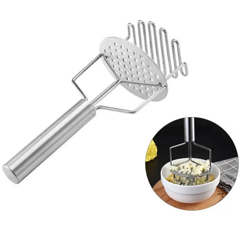StainlessSteelPotatoMasherDoubleLayerManualPotatoCrush