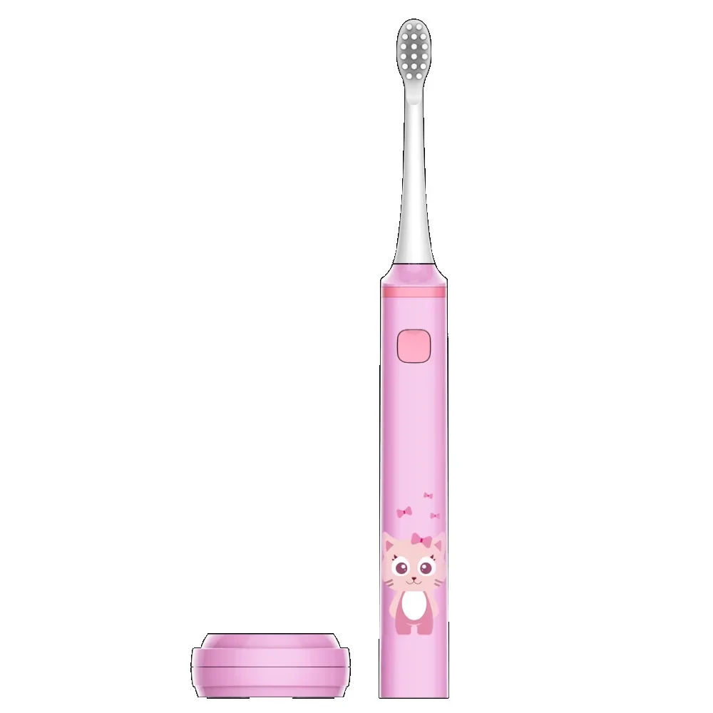Durable Rechargeable Powered Soft Bristle Type Sonic Electric kids electric toothbrush automatic toothbrush with holder animal