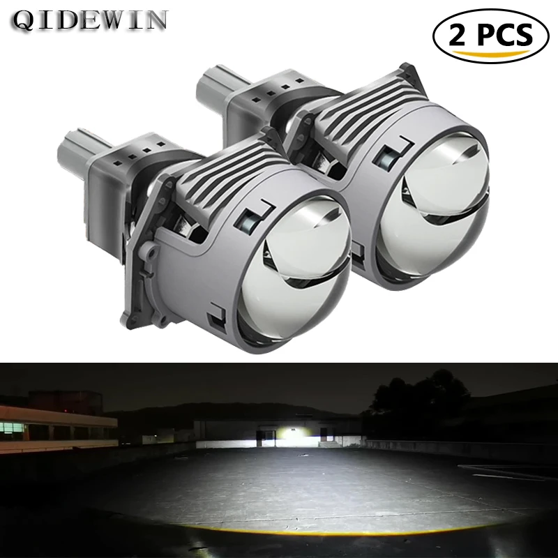 

2PCS 3 Inch Bi Led Projector Lens Headlights High Power Universal Fog Light Lights for Vehicles Bi Led Laser Lenses Spotlights