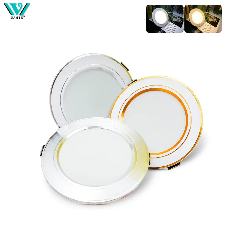 LED Ceiling Light LED Downlight LED Spotlight LED Downlight 5W 9W 12W 15W 18W Round Recessed Ceiling Lamp AC 220V Led Spotlight for Bedroom Indoor Lighting Warm/Cold White