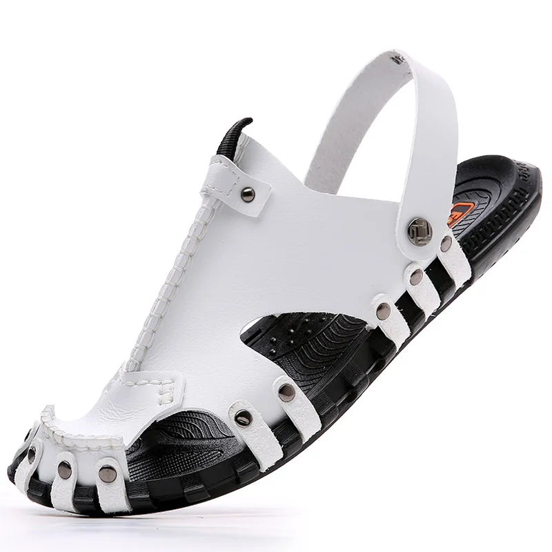 

Non-slip Outdoor Beach Shoes for Men Fashion Casual New Designer Sandals Man Dual-use Solid Color Slipper Shoes Man
