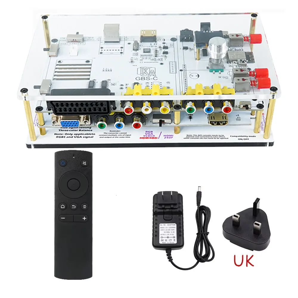 GBSC PRO コンバーター RETRO Scaler GBS Control Pro Video Converter GBSC Remote Scart RGBS YPbPr