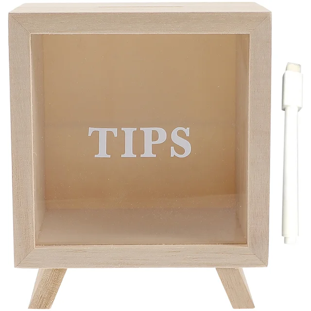 Piggy Bank Kreatív Fa Gyerekek Dekoráció Érme Ajándék Pénzmegtakarító Doboz Hordozható Otthoni Dekorációs Autó - Image 5