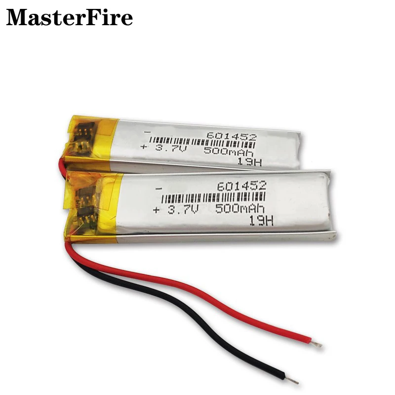 

4x 601452 500mah 3.7V Lithium Polymer Battery For Laser Pointer Smart Watch Reading Pen Tablet Rechargeable Li-polymer Batteries