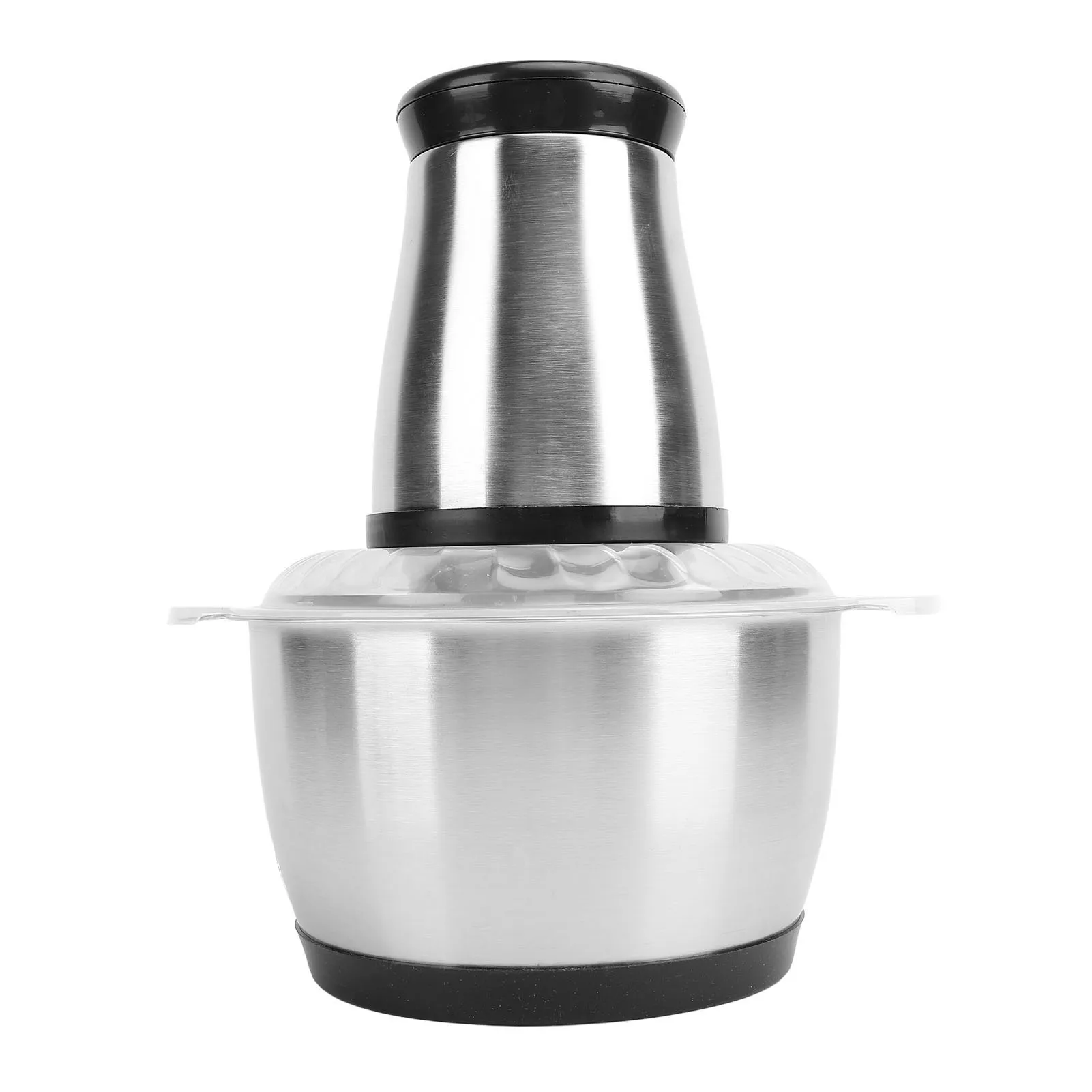 Food Chopper Electric Meat Grinder with 2L Stainless Steel Bowl 200W Copper Motor for Kitchen Meat Vegetables Onion Garlic Salad 4