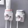 Wall Mount Automatic Toothpaste Dispenser Bathroom Supplies Toothpaste Squeezer Toothbrush Holder toothpaste squeezer 2