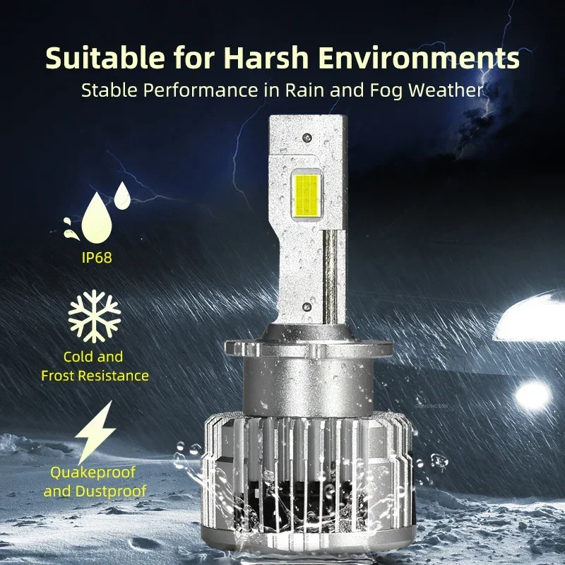 RD7 LED 35000Lm D1S D1R D2S D2R D2H D3S D3R D4S D8S D5S 55W Bulb 6000K Car HID Xenons Light Lamp Headlight For BMW Mercedes Audi led car lights led lights led bulbs led headlights led car headlights hid headlight bulbs