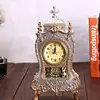 1PC 12 Songs Antique Clock Tower Shaped Table Clocks Creative Classical Decoration Swing Clock Living Room TV Cabinet Desk Clock 4