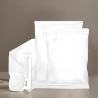 Fabric Vacuum Storage Bags,Wearproof, Punctureproof Save 80% Space, Fit Blankets, Bedding, Clothing - Travel Vacuum Bags 1