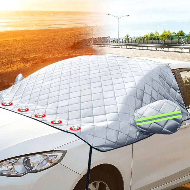 Car Front Windshield Sunshades with Anti sun Anti ice