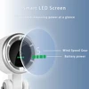 Portable Turbo Fan Mini Hanging Neck Fan USB Rechargeable Handheld Fan 3600mAh Foldable Mini Neck Fan Portable Small Turbo Fan 2