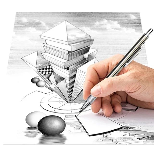 Mechanical Pencil Set Full Metal Art 3