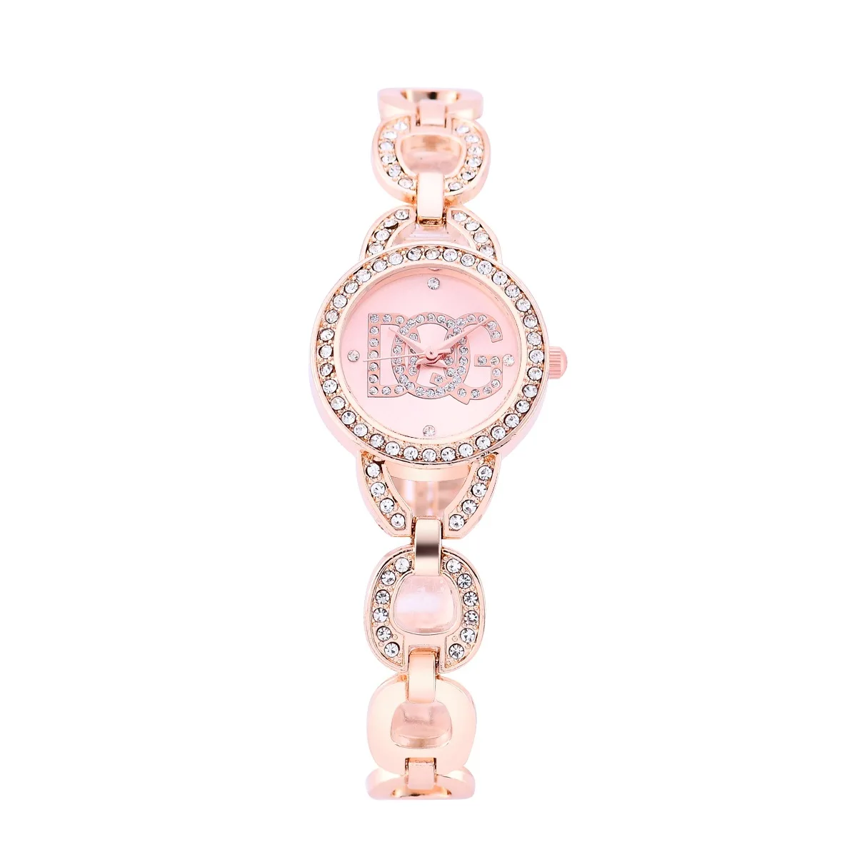 2022 Luxury Brand Women Rhinestone Fashion Full Steel Bracelet Watch Casual Boutique Ladies Dress Elegant Quartz Wristwatch 