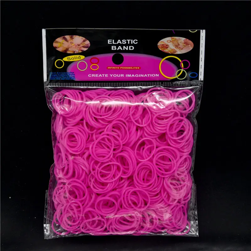 thumbnail image 1 of Bandas elásticas de colores Pantone de estilo europeo occidental para tejer a máquina, pulseras, telares, manualidades, juguetes para hacer uno mismo, 1 of 5