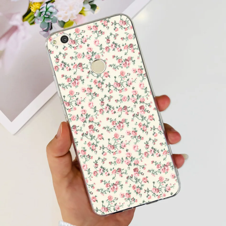 Floral Love Heart Soft Silicone Clear Phone Case