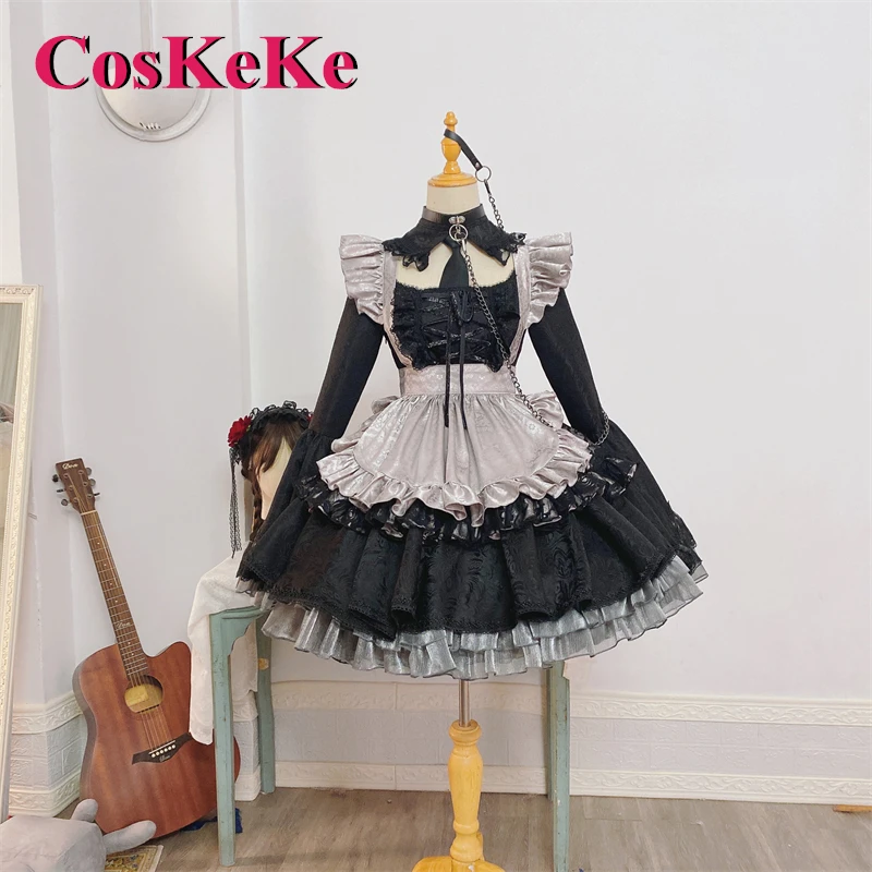 

CosKeKe [Customized] Kitagawa Marin Cosplay Anime My Dress-Up Darling Costume Gorgeous Sweet Maid DressParty Role Play Clothing