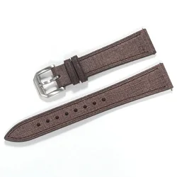 Italian Tanned Babele Vintage Leather Strap with Quick Release - 22mm (COFFEE)