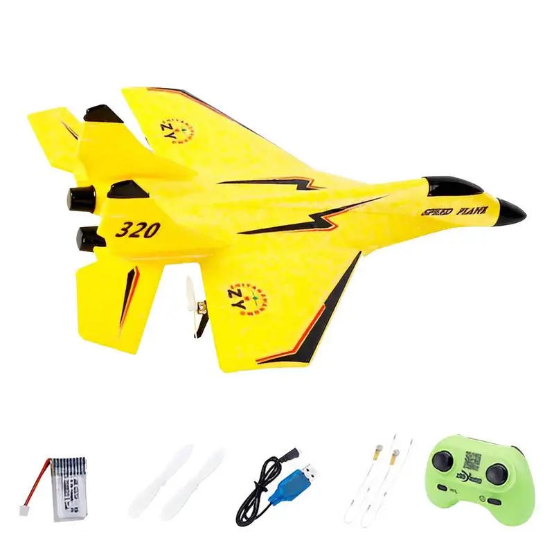 

RC Planes For Kids 2.4GHz Aircraft Ready To Fly Easy To Fly RC Glider USB Charging Outdoor Foam RC Airplane For Kids And