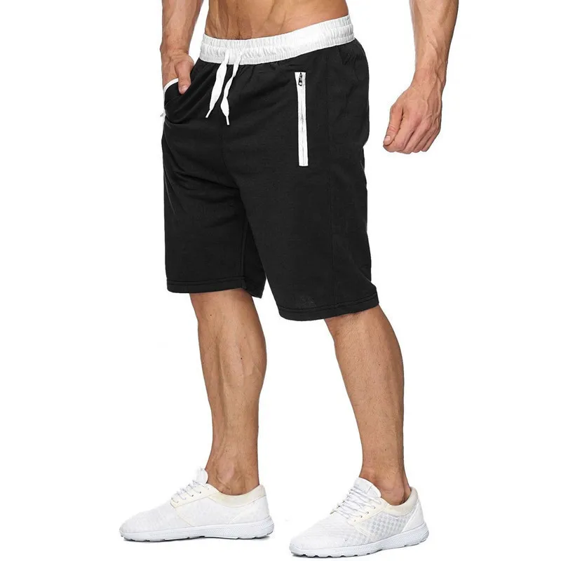 Summer New Gym Shorts Men Sports Casual Running Training Baskerball Shorts Men Clothing Sweatpants Solid Loose Pocket