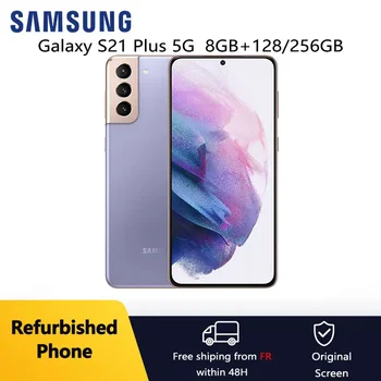 Samsung Galaxy S21 Plus S21+ 5G G996U1 G996N G9960 ricondizionato 6,7" OLED 8GB+128/256GB NFC Core Cellulare Eccellente condizione