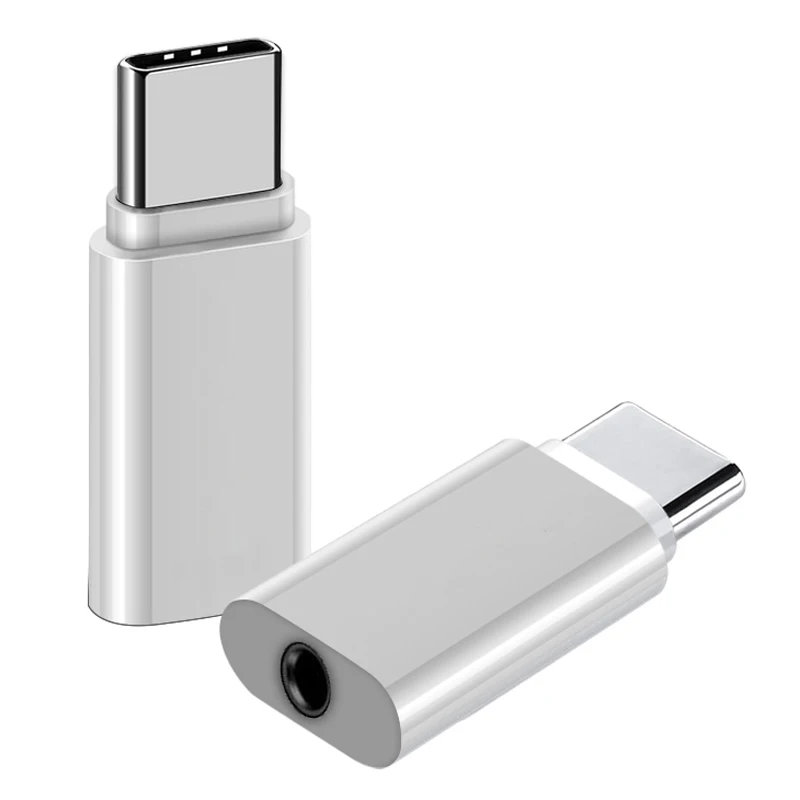 Type C To 3.5mm Jack Converter Earphones Audio Adapter For Xiaomi Redmi Huawei Honor Wired Headset Converter OTG USB C Adapters