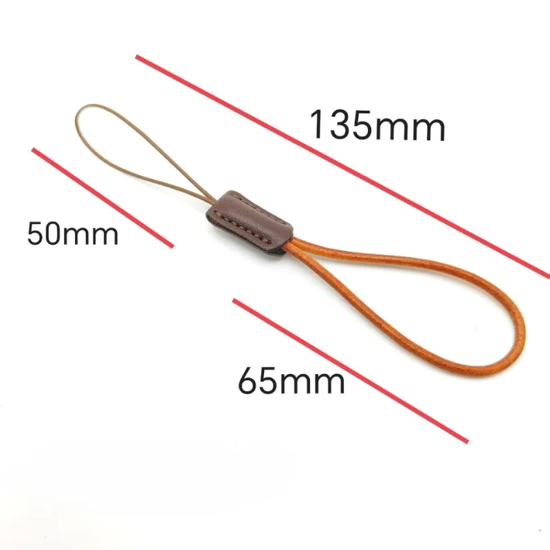 맞춤형 로고 진짜 가죽 전화 짧은 매는 밧줄 USB 드라이브 카메라 팔찌 레이저 조각 텍스트 키 체인 손목 스트랩을 사용자 정의