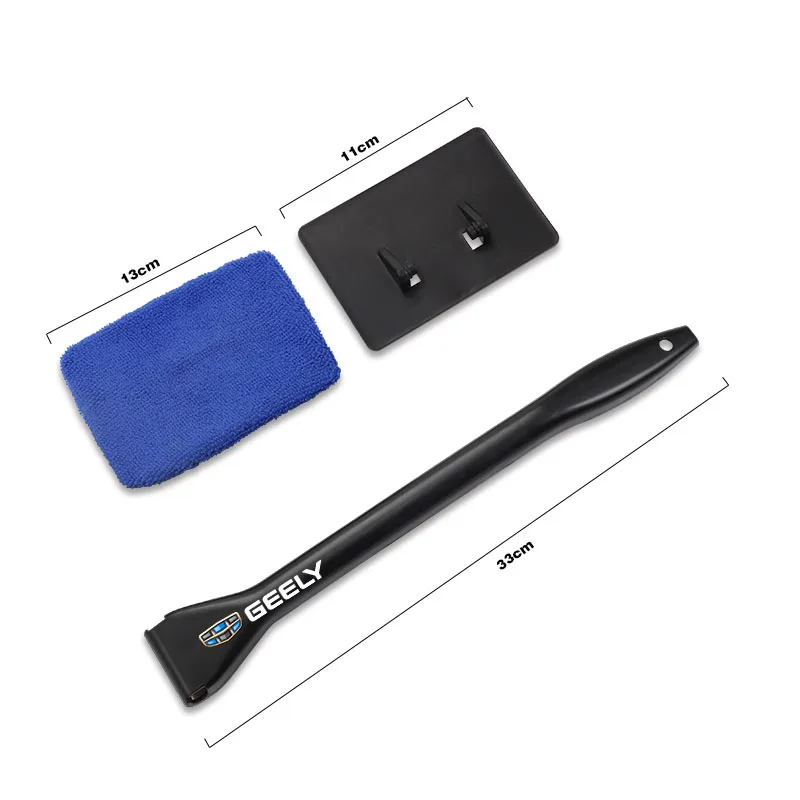 Microfiber Car Window Cleaner Long Handle Washable Brush