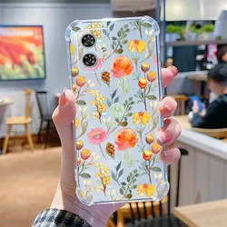 Showy Flowers Transparent Phone Case Cover for MOTO G13 4G (SJFS - 206)