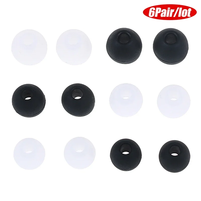 6 пар/2 *(S + M + L) Универсальные наушники-вкладыши наушники силиконовые резиновые насадки для Sony Phillips Oppo Samsung Oortelefoon