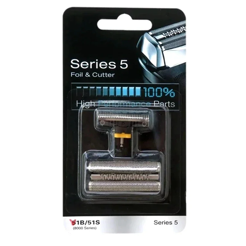 51B Shaver Razor Foil Cutter Blade Replacement head for Braun WaterFlex 8970,8975,8985,8986,8987,8990,8991,8995,8595,8795,8588,electric shaver head,electric shaver blades