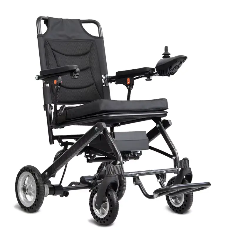 Lithium Battery Aluminum Lightweight Foldable Electric Wheelchair for Disabled Folding Power Wheel Chair Adult Portable 6A  - Image 6