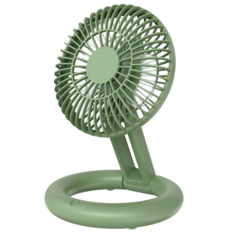 

Mini Oscillating Desk Fan 4 Speeds USB Powered Portable Battery Operated Rechargeable Fans For Home Office