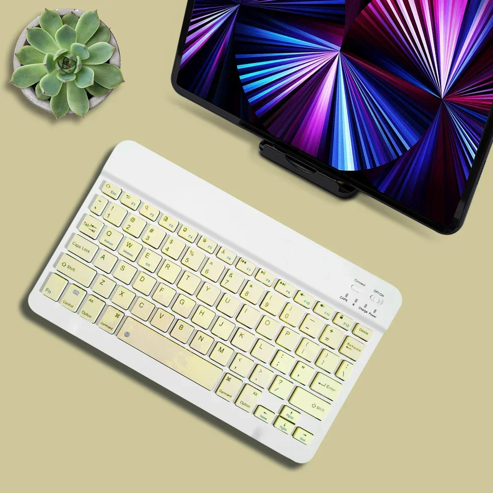 Wireless Rechargeable Multilingual Bluetooth Keyboard and Mouse