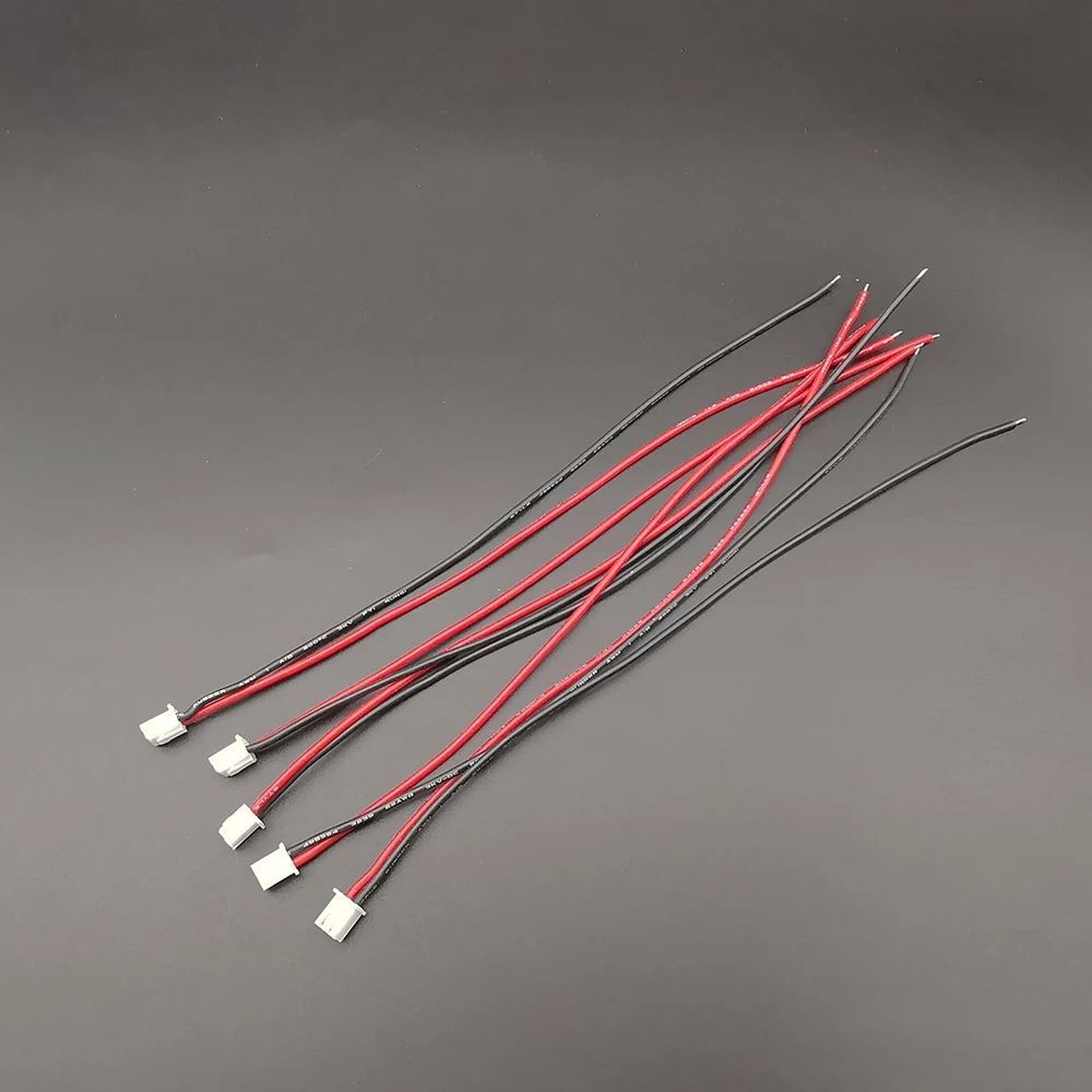 5/10 ensembles 1S 2 broches 2.54mm pas JST-XH connecteur mâle et femelle prise RC Lipo batterie équilibreur chargeur 22AWG fil de Silicone – Image 2