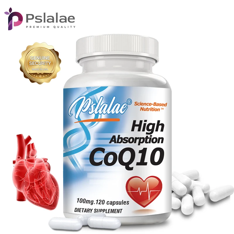 Highly Absorbable Coenzyme Q10 with Black Pepper Extract Gluten-Free Naturally Fermented Premium Formula