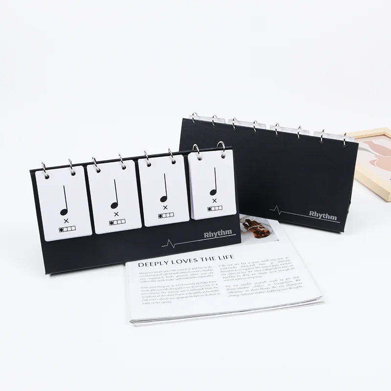 Rhythm Practice Card Visual Music Flash Card Note Training Music Teaching Props For Musical Instrument Piano Drum Guitar musical instruments accessories,music chord tool