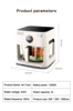 DMWD Electric Glass Fryer No Deep Frying Electric Frying Pan 5L Multi-Functional Healthy Food Fried Chicken Pizza Deep Fryer 6