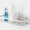 Aluminium Storage Rack Bathroom Shower Bath Holder For Shampoos Shower Gel Kitchen Home Balcony Shelf Hanging Rack Hook 1