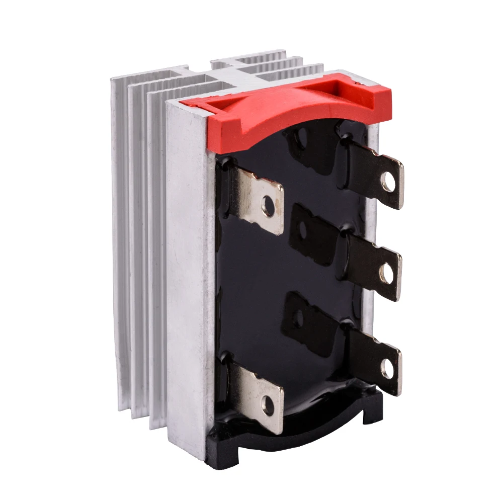 Redresseur De Pont Triphasé 50A 1200V – 2 Pièces Avec Dissipateur Aluminium