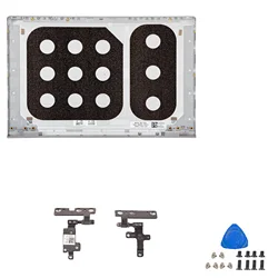 Enhanced 14 - inch LCD Laptop Cover and Component Set - Includes Back Cover, Top Case, Front Bezel, Palmrest, Bottom Cover, and Hinges for 14 - inch (Silver Cover AH)