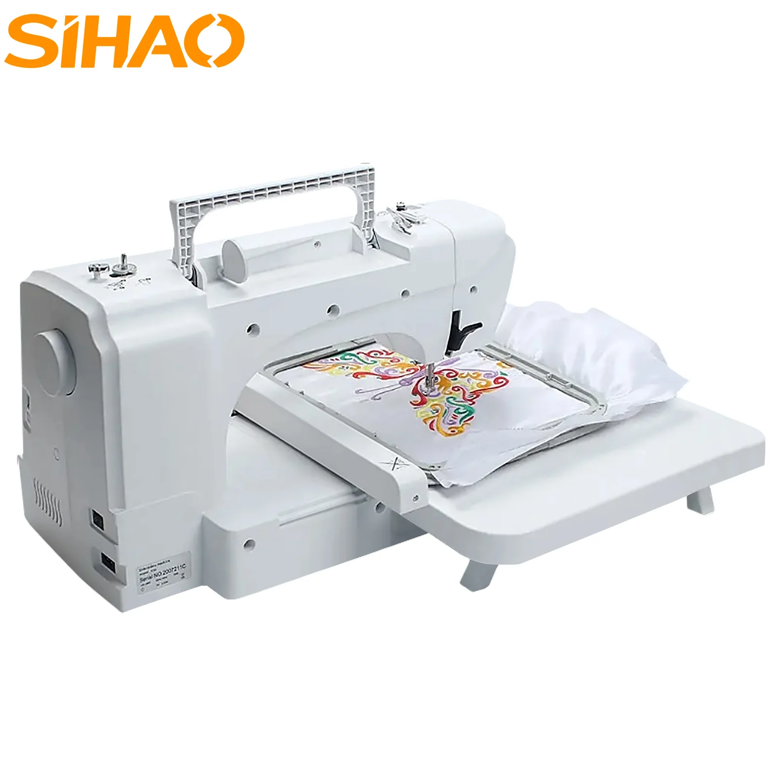 SIHAO Embroidery Machine Multi-function Household Automatic Computerized LOGO MRS800 LCD Touch Screen Embroidery Machine Hoops