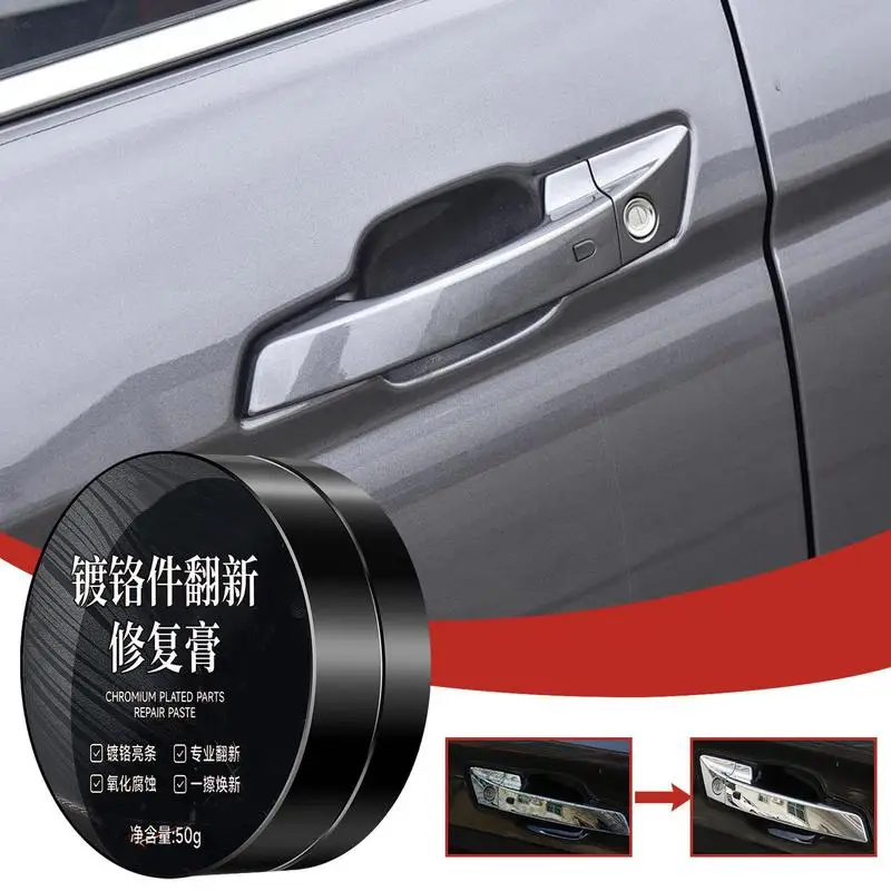 Car Chrome Polish Stainless Steel Polish Watch Scratch Remover Oven Cleaner Paste for Car Beauty Cleaning Daily Maintenance