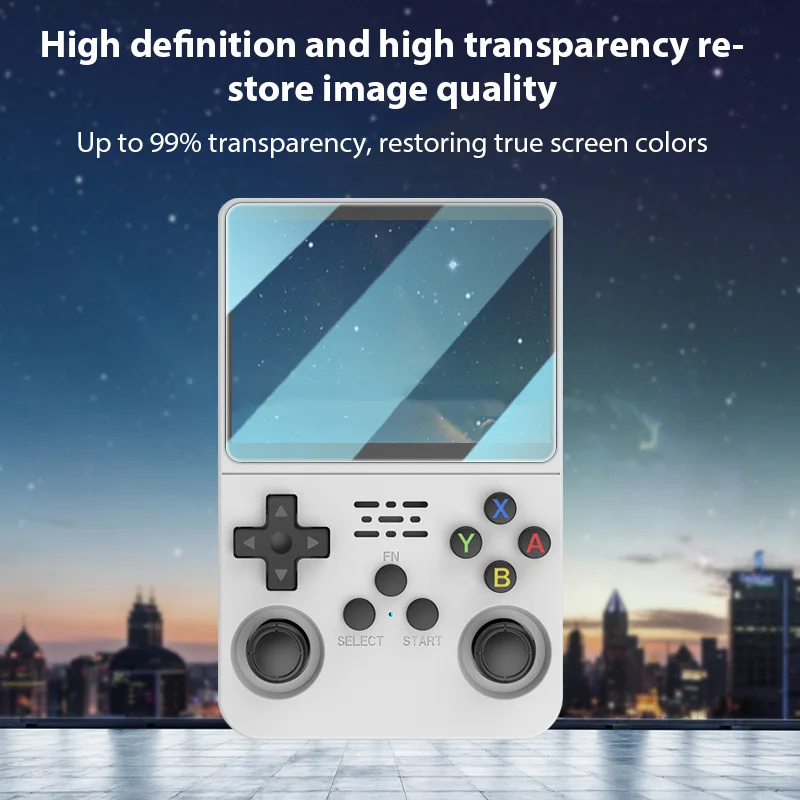 EVA Hard Game Console Protective Case For R36S Earphone Data Cable Storage Bag Game Accessory R36S Console Protective Film