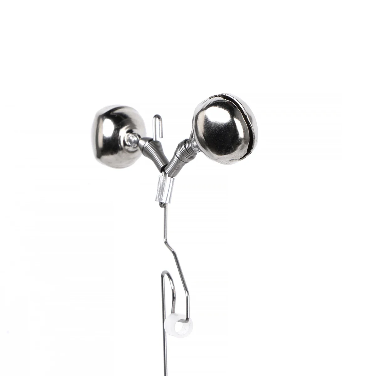 Clochette d'alarme en acier inoxydable pour pêche - indicateur de touche durable pour matériel de pêche