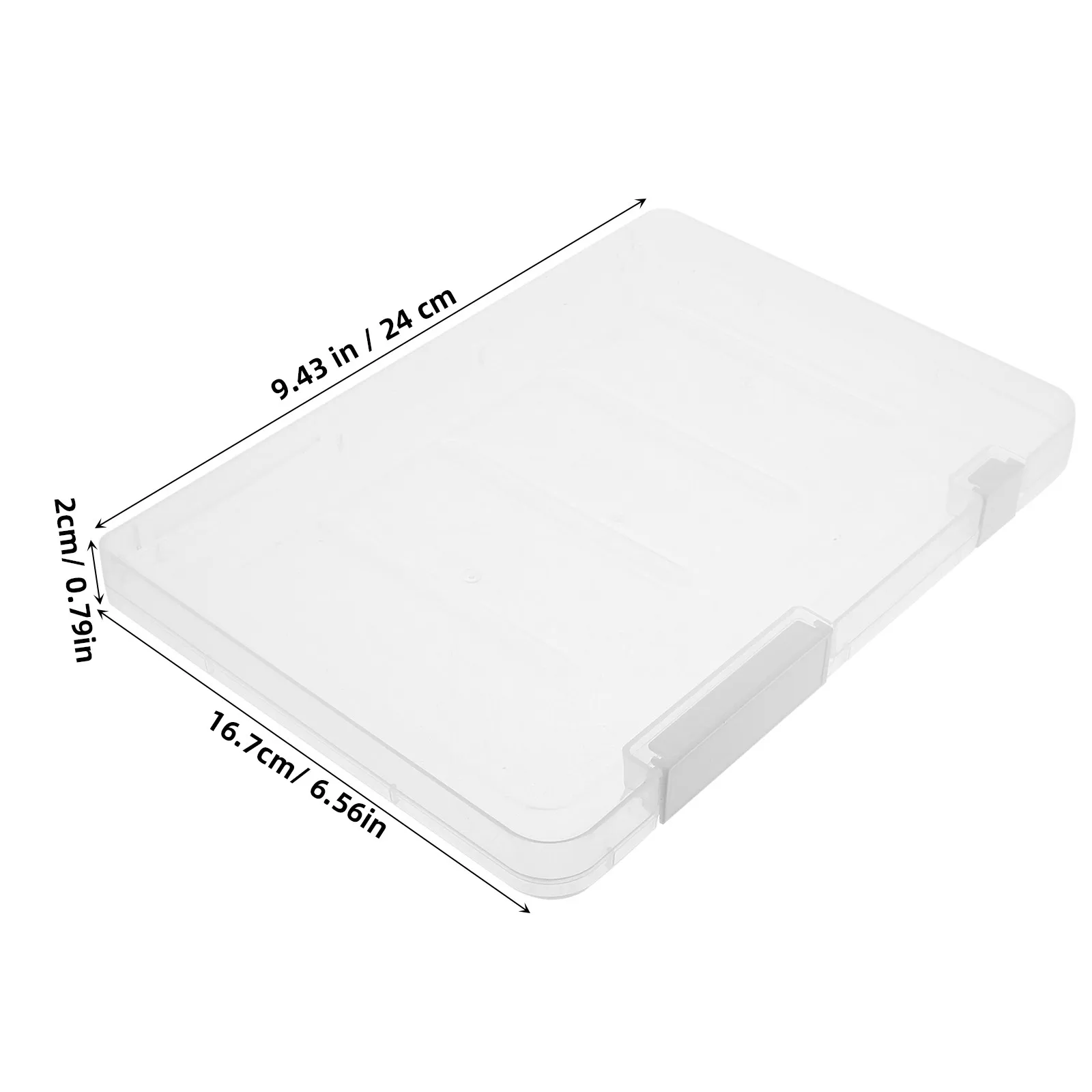 5pcs 파일 주최자 상자 Pp 소재 카드 사진을위한 휴대용 스토리지 인증서 공예 용품 작은 항목 문서 홀더