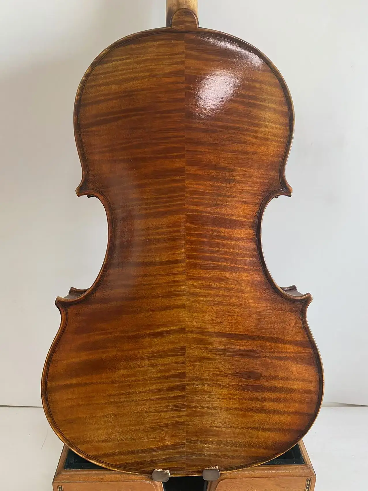 Master 15.5&rdquo; Ornati model flamed maple back spruce top hand carved 3585