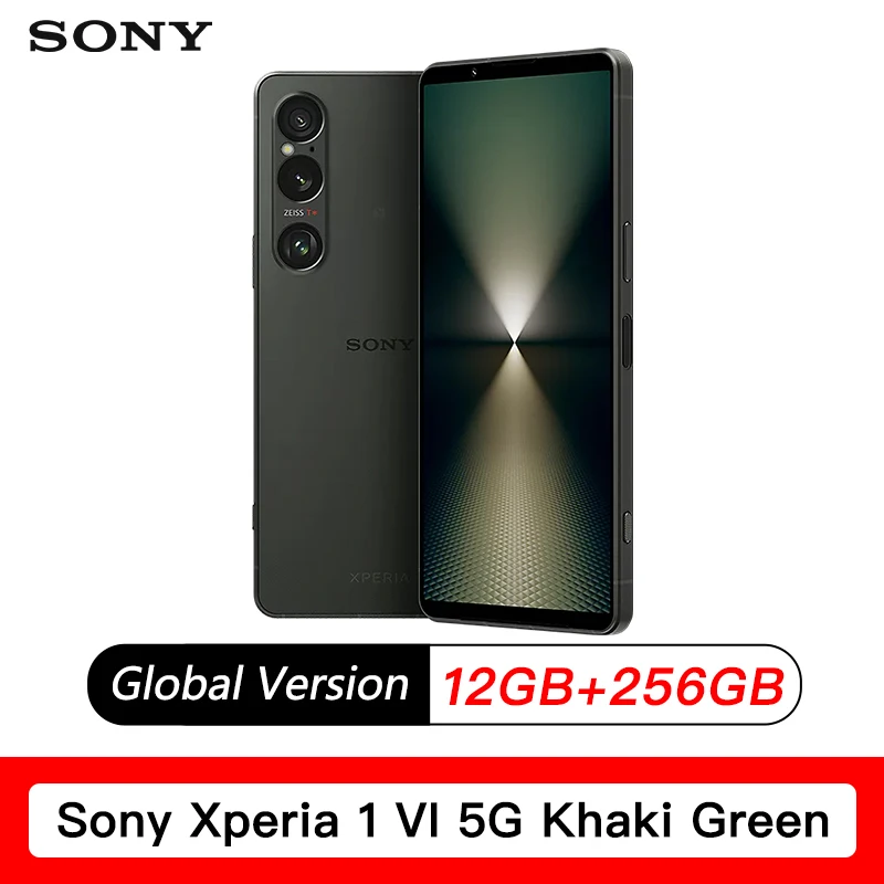 Sony-xperia 1 vi 5gデュアルSIM, 120hz XQ-EC72 snapdragon 8